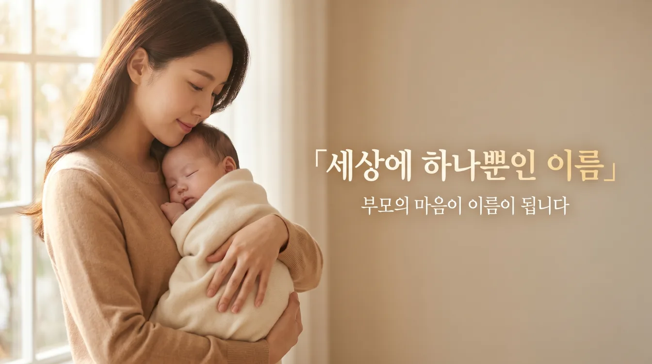 세상에 하나뿐인 이름 — 부모의 마음이 이름이 됩니다